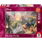 Schmidt Spiele Thomas Kinkade Studios: Disney Dreams Collection - La Bella y la Bestia, Puzzle 