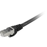 Sharkoon Cable patch SFTP, RJ-45, con cable base Cat.7a negro
