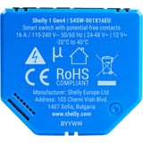 Shelly 1 Gen4, Relé azul