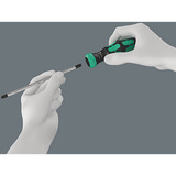 Wera 80 RA Vario portamanos con función de trinquete, Destornillador negro/Verde