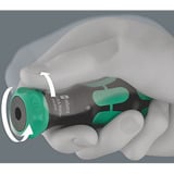 Wera 80 RA Vario portamanos con función de trinquete, Destornillador negro/Verde