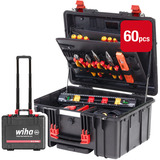 Wiha Set de herramientas XL 2 Trolley electric, Kit de herramientas negro/Rojo