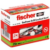 fischer EasyHook Redondo DuoPower 6x30, Pasador blanco