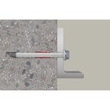 fischer Taco de vástago largo DuoXpand 8x100 FUS, Pasador gris claro/Rojo