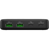 goobay Cargador de mesa multipuerto USB-C, PD, GaN, 65 vatios negro