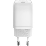 goobay Cargador rápido USB-C Nano, PD, GaN, 65 vatios blanco