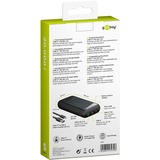 goobay Powerbank de carga rápida 20.000 mAh, Banco de potencia negro