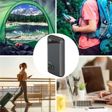 goobay Powerbank de carga rápida 20.000 mAh, Banco de potencia negro