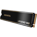 ADATA LEGEND 960 4 TB M.2 PCI Express 4.0 NVMe 3D NAND, Unidad de estado sólido gris oscuro/Dorado, 4 TB, M.2, 7400 MB/s