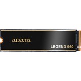 ADATA LEGEND 960 4 TB, Unidad de estado sólido gris oscuro/Dorado