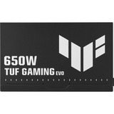 ASUS TUF-GAMING-650B-EVO, Fuente de alimentación de PC negro