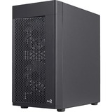 Aerocool HEXFORMBKV2 Caja PC Micro ATX 3 Ventiladores FRGB Negro, Cajas de torre negro, Mini Tower, PC, Negro, micro ATX, Mini-ITX, ABS, SPCC, Atrás, Frente