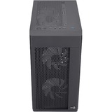Aerocool HEXFORMBKV2 Caja PC Micro ATX 3 Ventiladores FRGB Negro, Cajas de torre negro, Mini Tower, PC, Negro, micro ATX, Mini-ITX, ABS, SPCC, Atrás, Frente