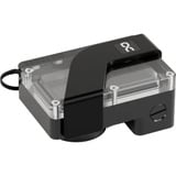 Alphacool Depósito plano Core DDCzero 90, Depósito de expansión negro/Transparente