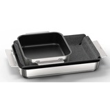 Bosch HEZ9FF040 pieza y accesorio de hornos Juego de repostería Acero inoxidable, Juego de sartenes acero fino/Negro, Juego de repostería, Bosch, Horno, Acero inoxidable, 3 pieza(s)