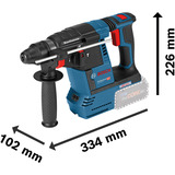 Bosch Kit combinado atornillador inalámbrico 18 voltios 65 + martillo perforador 18 voltios 26 con 2 baterías 5 Ah y cargador, Conjuntos Kit