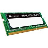 Corsair CMSA8GX3M2A1333C9 módulo de memoria 8 GB 2 x 4 GB DDR3 1333 MHz, Memoria RAM 8 GB, 2 x 4 GB, DDR3, 1333 MHz, 204-pin SO-DIMM, Verde, Lite Retail