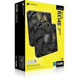 Corsair iCUE LINK RX140 Dual, Ventilador negro