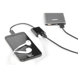 Digitus Adaptador USB-C a USB-C + conector de 3,5 mm negro