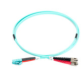 Digitus Cable de parche LWL, dúplex, conector LC > ST, multimodo OM3 turquesa