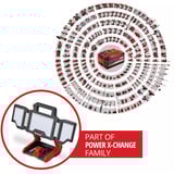 EINHELL Lámpara profesional a batería TP-CL 18/3000 Li Set - Solo, 18Volt, Foco de obra rojo