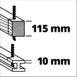 EINHELL Sierra universal TC-AP 690 E, Sierra de sable rojo/Negro