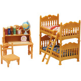 EPOCH Sylvanian Families - Dormitorio infantil de casa de campo con litera, Juegos de construcción 
