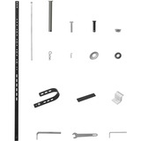 EcoFlow Kit de ganchos para balcón, soporte para planta de balcón negro