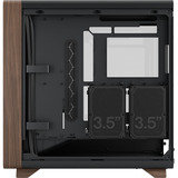 Fractal Design Summit Black TG Light Tint, Cajas de torre negro/Madera