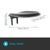 GARDENA Garaje para robot cortacésped, Refugio gris/Naranja