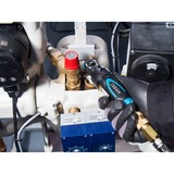 Hazet Mini destornillador de carraca, Tornillo de percusión negro/Azul