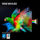 Hisense 85UR8DS RGB MiniLED, Televisor LED negro/Gris oscuro