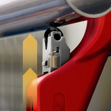 KNIPEX Cortatubos TubiX XL, Corta tubos rojo