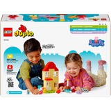 LEGO DUPLO Casa de Cumpleaños de Peppa Pig, Juegos de construcción Juego de construcción, 2 año(s), Plástico, 59 pieza(s), 840 g