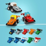 LEGO DUPLO Coches de Carreras y Pilotos del Equipo de F1®, Juegos de construcción Juego de construcción, 2 año(s), Plástico, 70 pieza(s), 913 g