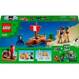 LEGO El Viaje en el Barco Pirata, Juegos de construcción Juego de construcción, 8 año(s), Plástico, 166 pieza(s), 254 g