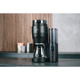 Melitta AromaFresh X, Cafetera de filtro negro (mate)/Plateado