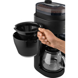 Melitta AromaFresh X, Cafetera de filtro negro (mate)/Plateado