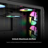 Montech HP140 ARGB PWM 140x140x25, Ventilador negro