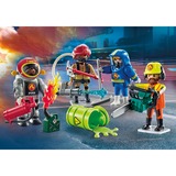 PLAYMOBIL My Figures: Bomberos, Juegos de construcción 