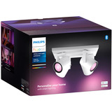 Philips Hue White & Color Ambiance Argenta 4 focos, Luz de LED blanco