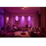 Philips Hue White & Color Ambiance Argenta 4 focos, Luz de LED blanco
