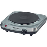 Rommelsbacher Placa de cocción individual ELTAC EK 18 plateado/Negro