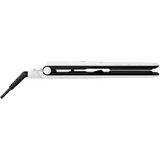Rowenta OPTILISS II Plancha de pelo Caliente Blanco blanco/Negro, Plancha de pelo, Caliente, Barra de desplazamiento, Cuerpo cilíndrico recto, Todo el pelo, Largo, Medio, Corto