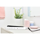 Rowenta OPTILISS II Plancha de pelo Caliente Blanco blanco/Negro, Plancha de pelo, Caliente, Barra de desplazamiento, Cuerpo cilíndrico recto, Todo el pelo, Largo, Medio, Corto