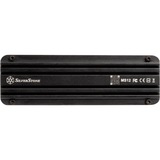 SilverStone MS12 Caja externa para unidad de estado sólido (SSD) Negro M.2, Caja de unidades negro, Caja externa para unidad de estado sólido (SSD), M.2, PCI Express 3.0, SCSI con conexión en serie, 20 Gbit/s, Conexión USB, Negro