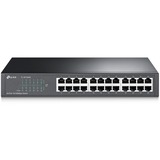 TP-Link TL-SF1024D switch No administrado Fast Ethernet (10/100) Gris, Interruptor/Conmutador marrón, No administrado, Fast Ethernet (10/100), Montaje en rack, Minorista