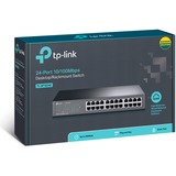 TP-Link TL-SF1024D switch No administrado Fast Ethernet (10/100) Gris, Interruptor/Conmutador marrón, No administrado, Fast Ethernet (10/100), Montaje en rack, Minorista