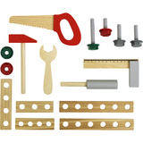 Theo Klein Bosch - banco de trabajo de madera con pino medio, Herramientas para niños 