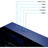 Thermaltake FTW V390 Ultra 5070, Gaming-PC violeta/Transparente